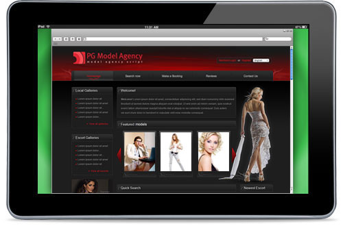 Start your own modeling agency website today!